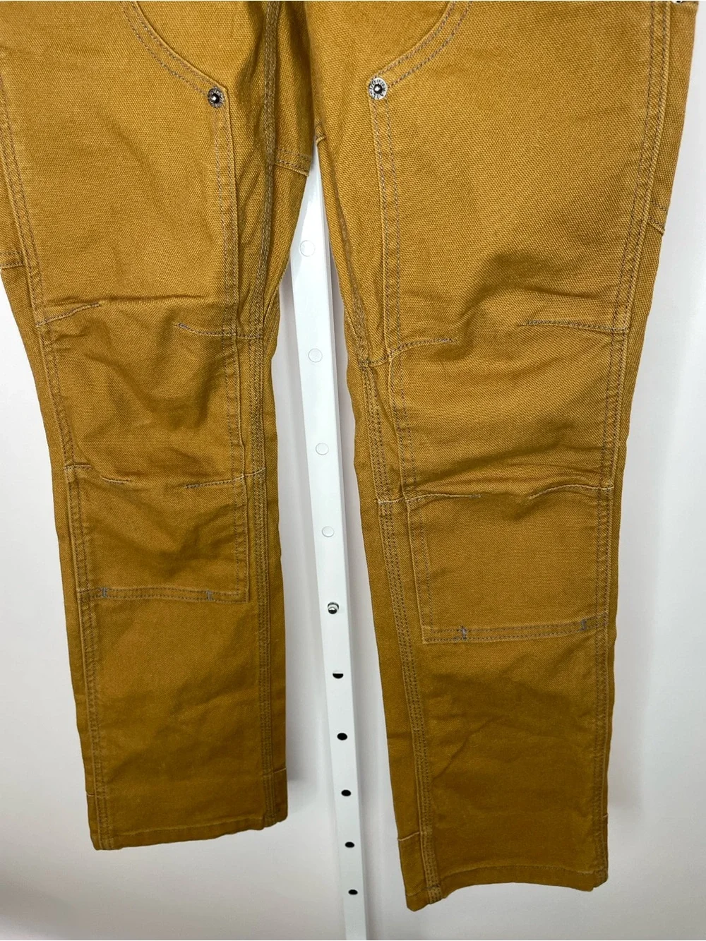 Dovetail Workwear | Britt Utility Pants Saddle Brown Tan Canvas Size 00 28 NWT - Picture 4 of 12